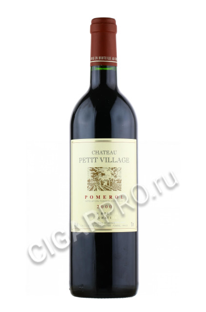 chateau petit village pomerol 2000 купить вино шато пти вилляж помроль 2000 года цена