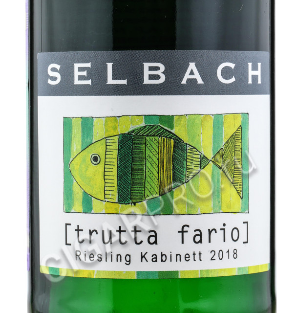 этикетка selbach trutta fario riesling kabinett