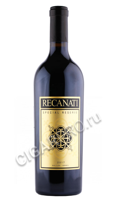 вино recanati special reserve 0.75л