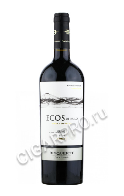 bisquertt ecos de rulo merlot купить вино экос де руло мерло цена