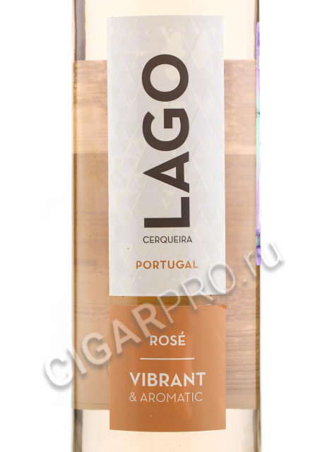 этикетка calcada lago rose vinho verde