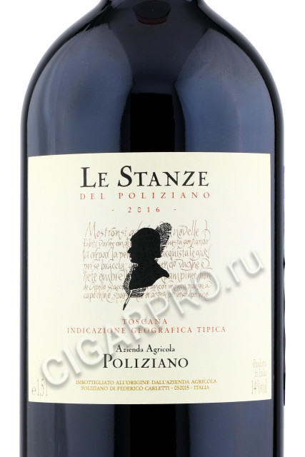 этикетка le stanze del poliziano toscana igt 2016 1.5л