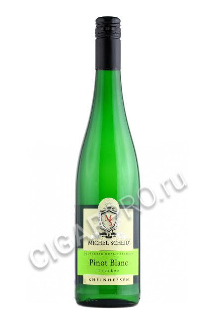 michel scheid pinot blanc rheinhessen купить - вино михель шайд пино блан цена