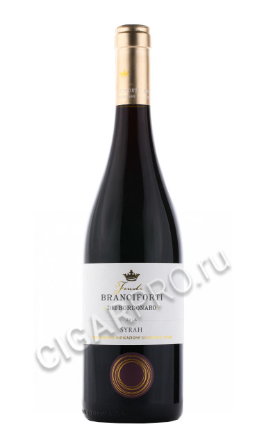 вино feudi branciforti dei bordonaro syrah terre siciliane 0.75л