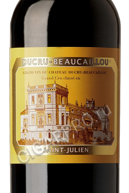 этикетка chateau ducru beaucaillou saint julien aoc eme grand cru classe 1985 0.75л