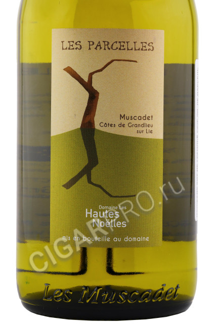 этикетка les parcelles muscadet cotes de grandlieu 0.75л