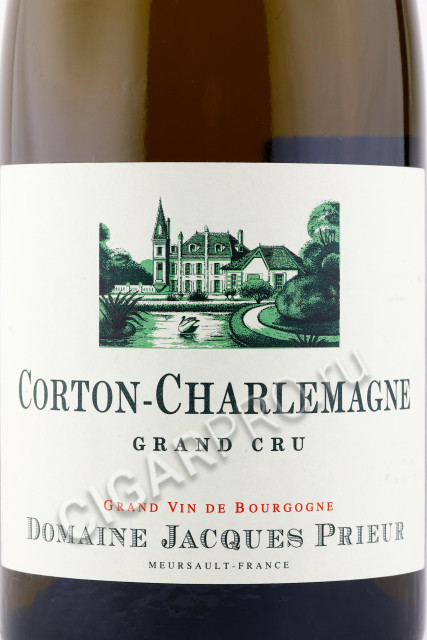 этикетка вино corton charlemagne grand cru aoc 2018 0.75л