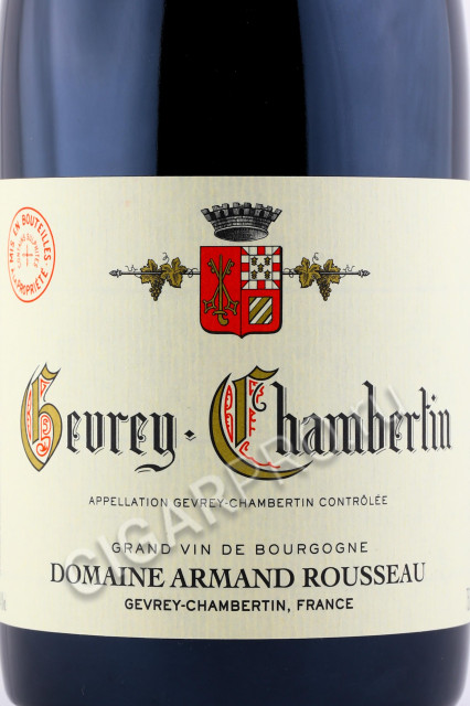 этикетка вино gevrey chambertin 2019 0.75л