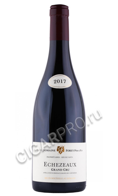вино domaine forey pere et fils echezeaux grand cru aoc 2017г 0.75л