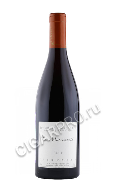 вино domaine rijckaert savigny les beaune cru les marconnets 0.75л