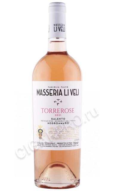 вино li veli torrerose 0.75л