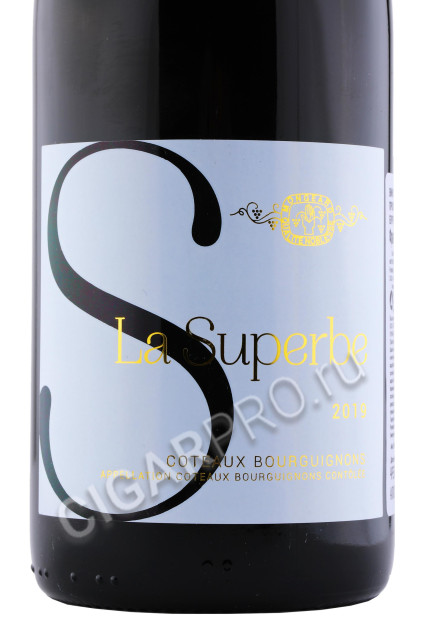 этикетка domaine mongeard mugneret coteaux bourguignons la superbe 0.75л