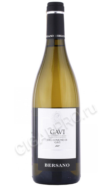 вино bersano gavi del comune di gavi 0.75л