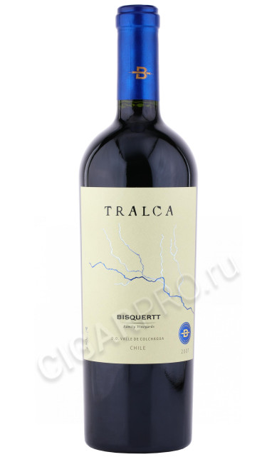 вино bisquertt tralca 2007г 0.75л