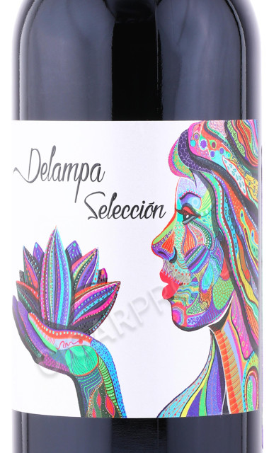 этикетка вино delampa selection 0.75л