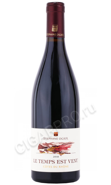 вино domaine michel et stephane ogier le temps est venu cotes du rhone aoc 0.75л