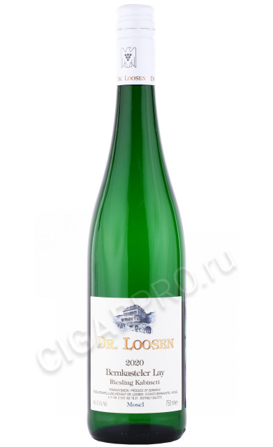 вино dr loosen bernkasteler lay riesling kabinett 0.75л