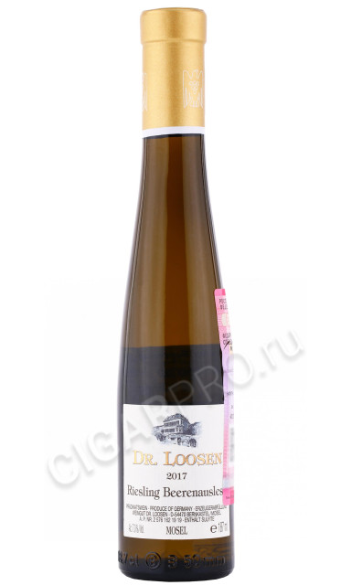 вино dr loosen riesling beerenauslese 0.187л