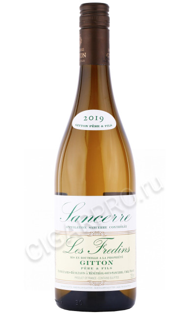 вино gitton pere & fils sancerre les fredins 0.75л