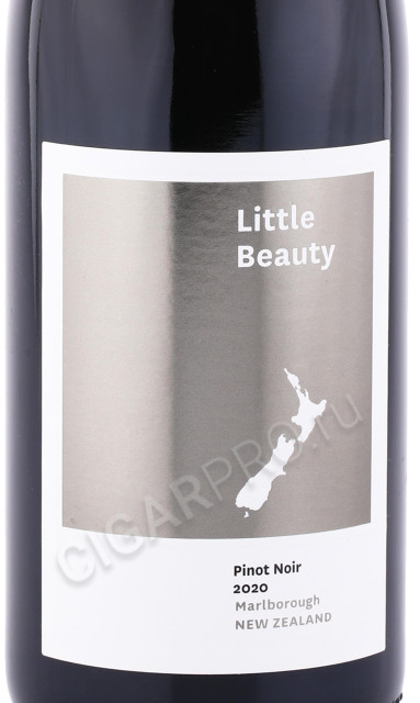 этикетка вино little beauty pinot noir 0.75л