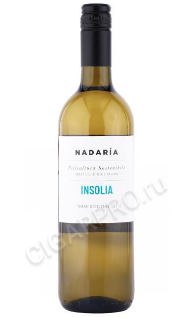 вино nadaria insolia terre siciliane igt 0.75л
