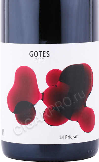 этикетка вино portal del priorat gotes doc 0.75л