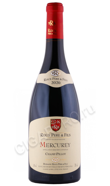 вино roux pere et fils mercurey champ pillot 0.75л