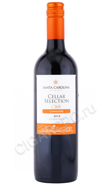 вино santa carolina cellar selection carmenere 0.75л