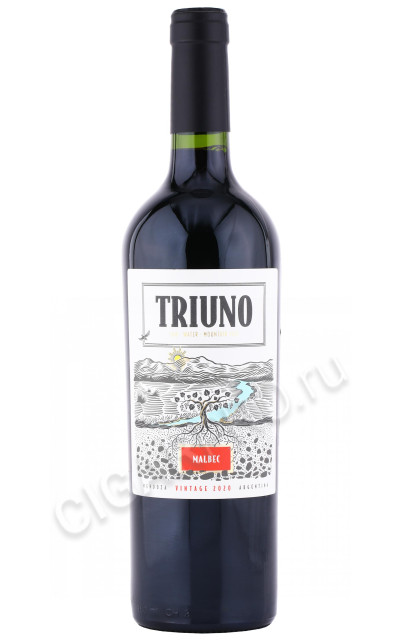 вино triuno malbec 0.75л