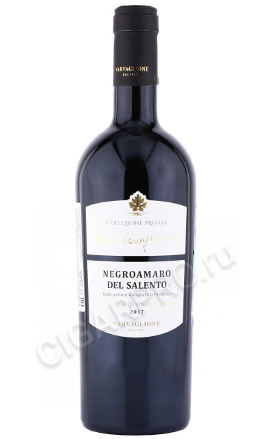 вино varvaglione cosimo varvaglione collezione privata negroamaro del salento 0.75л