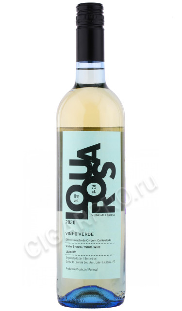 вино vinhas de lourosa branco vinho verde doc 0.75л