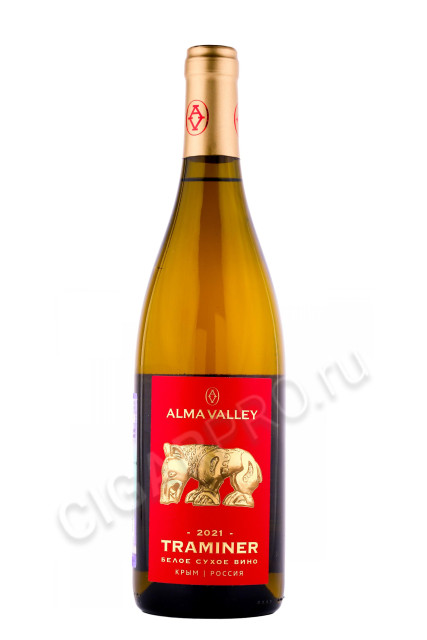 вино alma valley traminer 0.75л