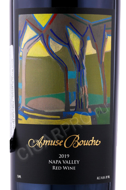 этикетка вино amuse bouche proprietary 2019 0.75л