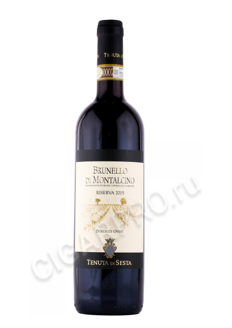 вино brunello di montalcino riserva duelecci ovest 0.75л