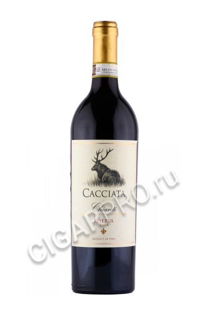 вино cacciata chianti riserva 0.75л