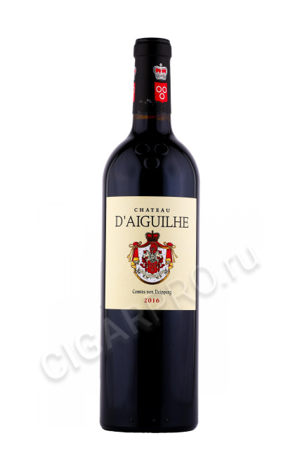 французское вино château d'aiguilhe côtes de bordeaux 0.75л