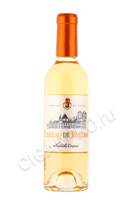 вино chateau de rolland sauternes 0.375л