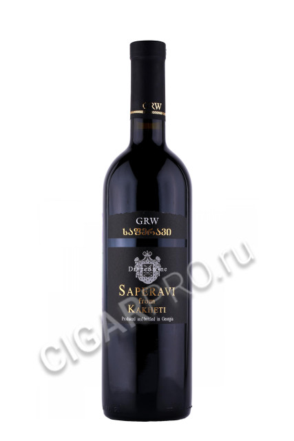 грузинское вино chateau grw saperavi 0.75л
