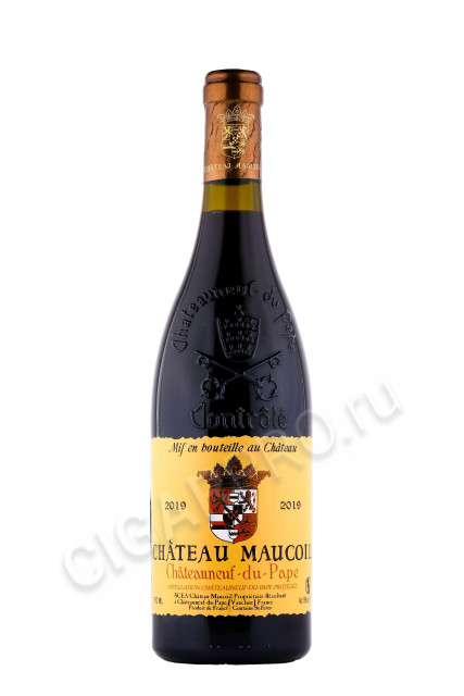 французское вино chateau maucoil chateauneuf-du-pape 0.75л