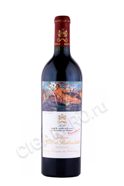 французское вино chateau mouton rothschild premier grand cru classe 2010 0.75л