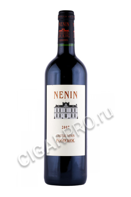 вино chateau nenin pomerol 2007 0.75л