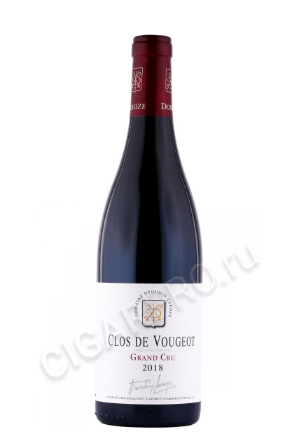 вино domaine drouhin laroze clos de vougeot grand cru 2018 0.75л