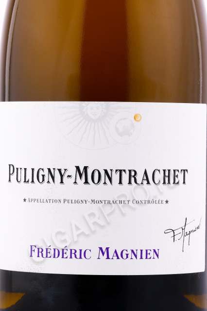 этикетка вино frederic magnien puligny montrachet 0.75л