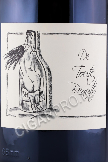 этикетка вино jean francois ganevat de toute beaute 1.5л