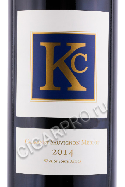 этикетка вино klein constantia kc cabernet sauvignon merlot 0.75л