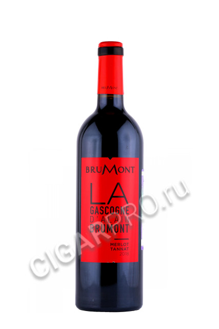 французское вино la gascogne d'alain brumont merlot-tannat cotes de gascogne 0.75л