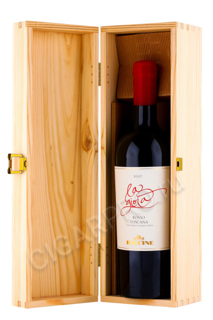 вино la gioia toscana 2017 0.75л в подарочной упаковке