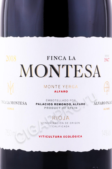 этикетка вино la montesa rioja 0.75л