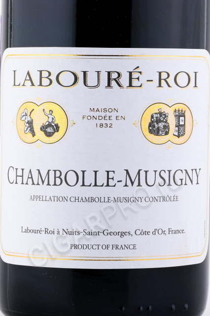этикетка французское вино laboure-roi chambolle-musigny aoc 0.75л