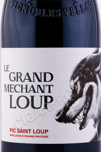 этикетка вино le grand mechant loup 0.75л